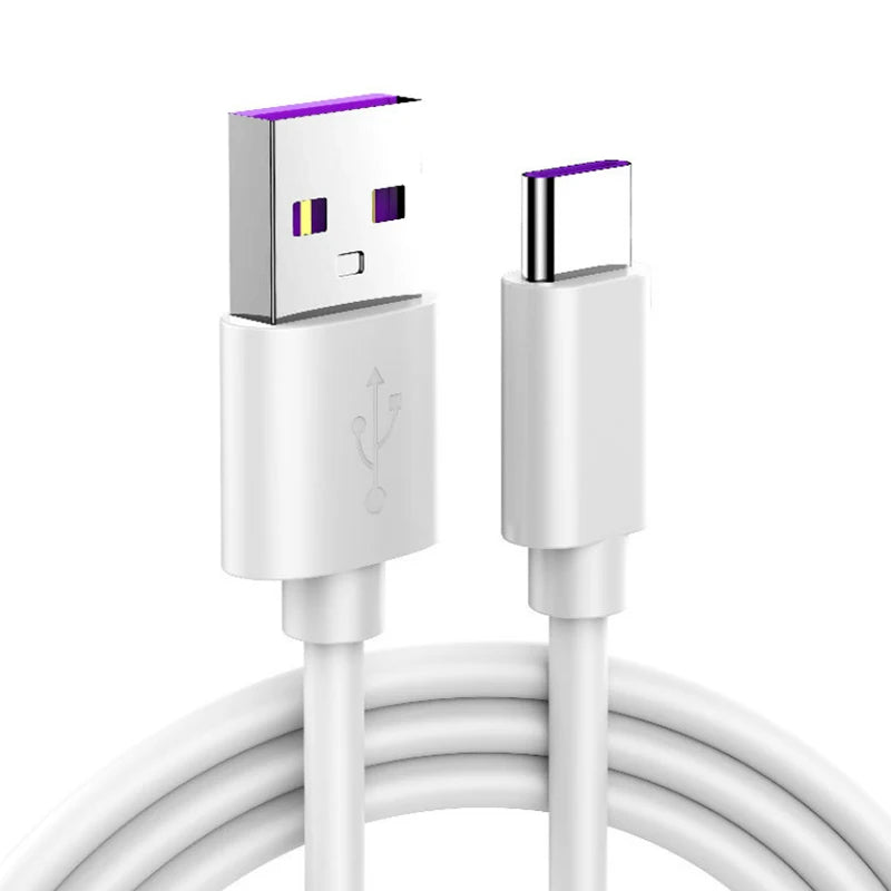 USB cables 5A Fast Charging Cable USB C Charger Wire Type C