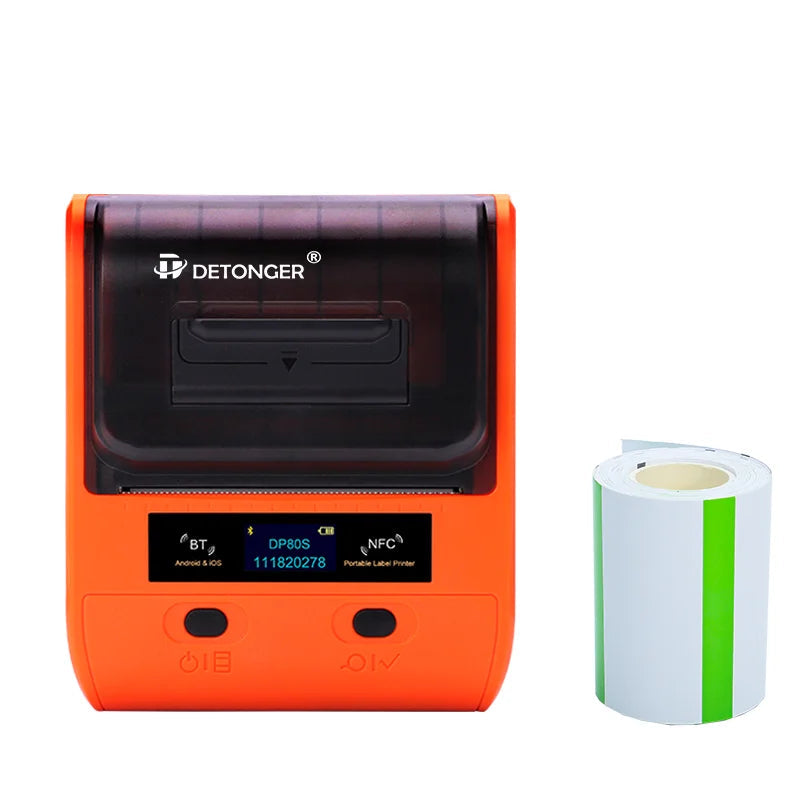 Detonger high resolution Printers Wireless Thermal Mini Barcode Printer