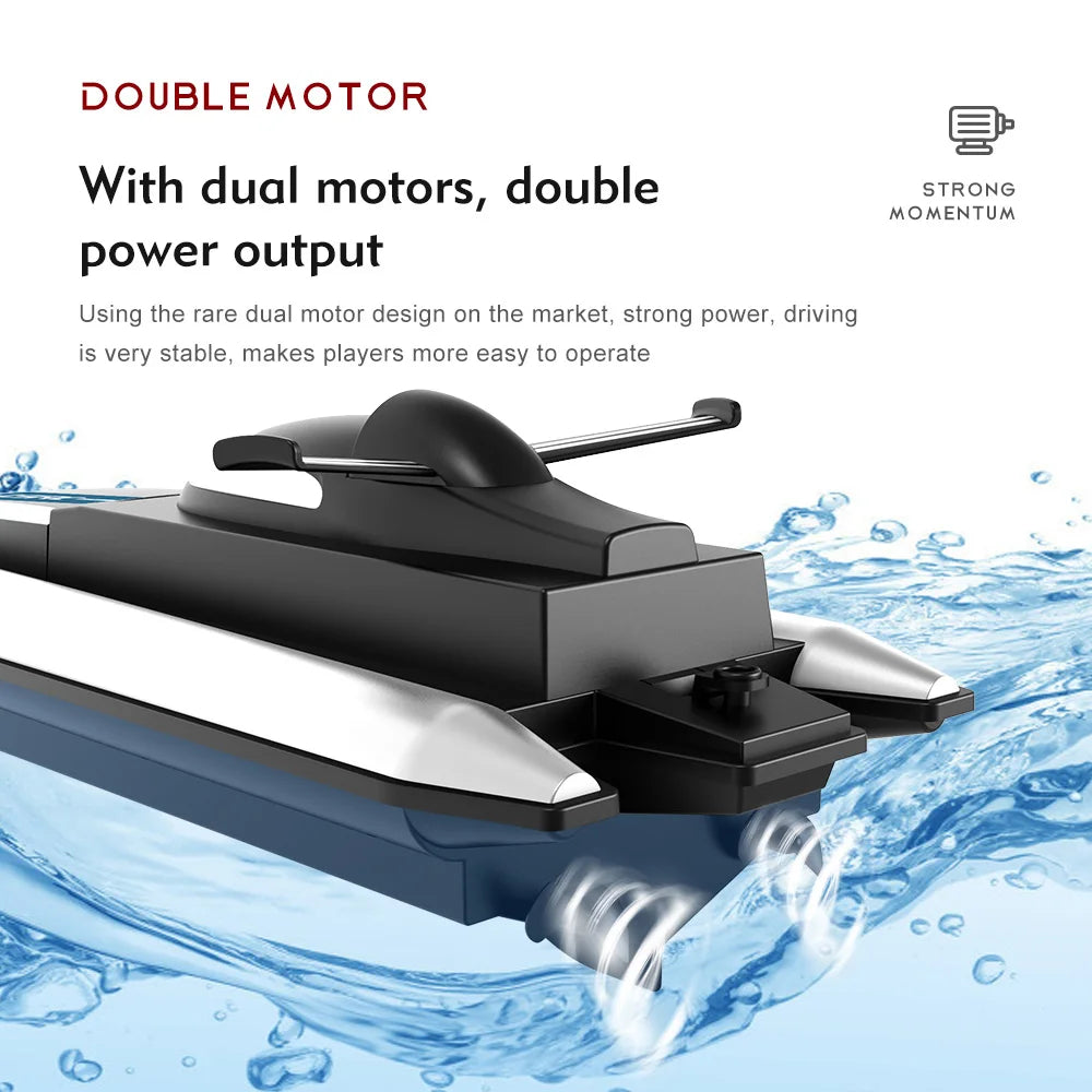 Remote Control Boat 2.4GHz RC High Speed Boat LSRC-B8 Waterproof Model