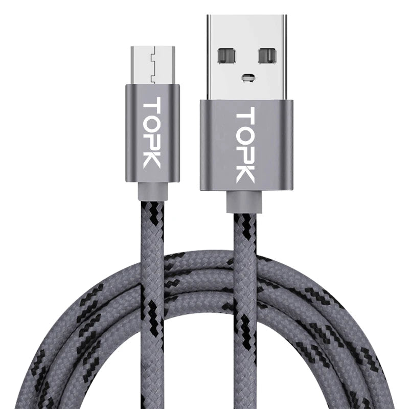 Micro USB Cable 2.4A Fast Charging Cable For Android Samsung Galaxy Note series and Xiaomi Redmi Note models