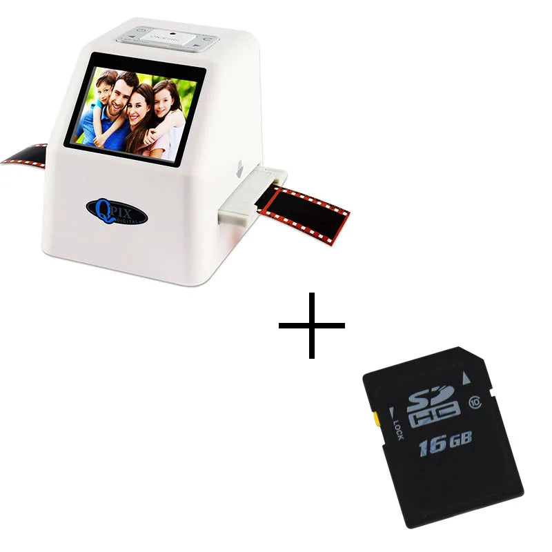 Portable Film scanner 35mm Negative Film Scanner with 2.4"LCD screen super 8 negatives and slides cmos sensor