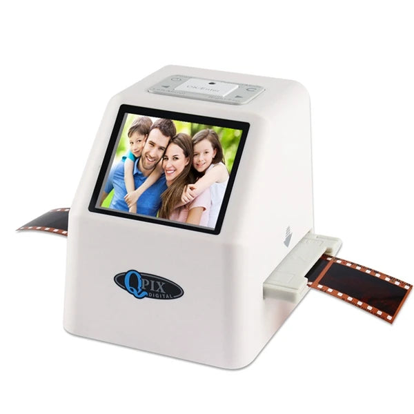 Portable Film scanner 35mm Negative Film Scanner with 2.4"LCD screen super 8 negatives and slides cmos sensor