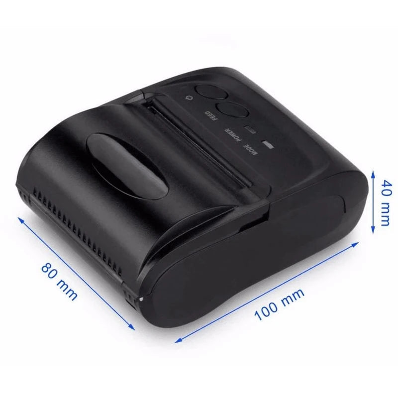 Printer 58mm Mini Bluetooth Thermal Receipt Printer for retail store sales billabank electronics store