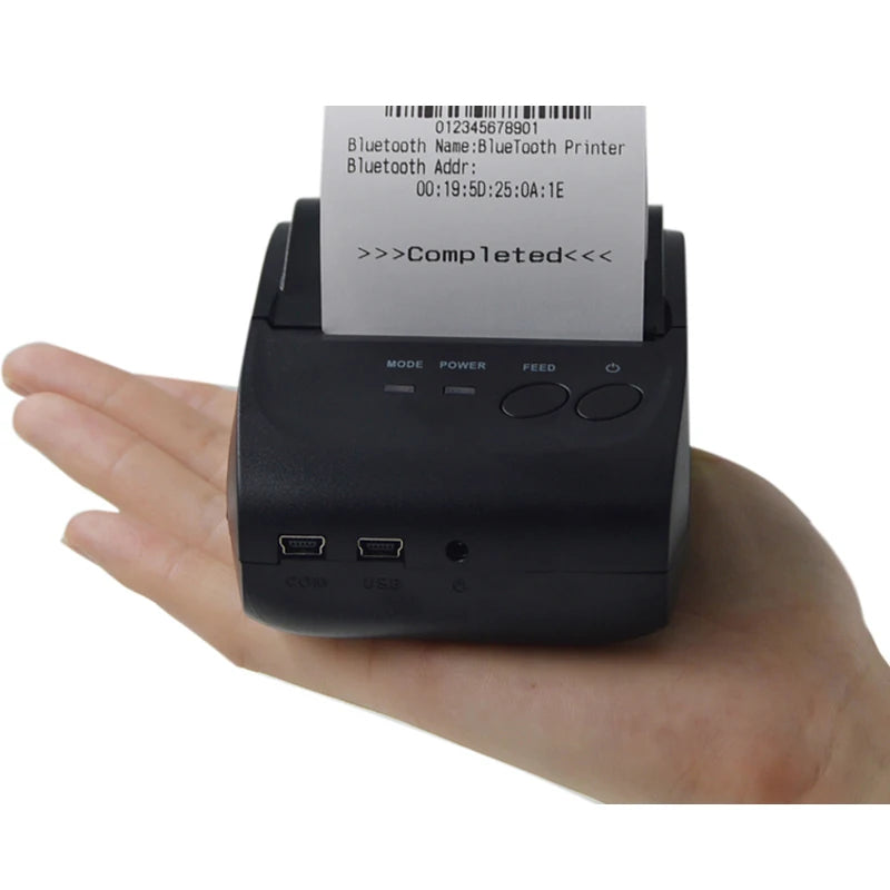 Printer 58mm Mini Bluetooth Thermal Receipt Printer for retail store sales billabank electronics store
