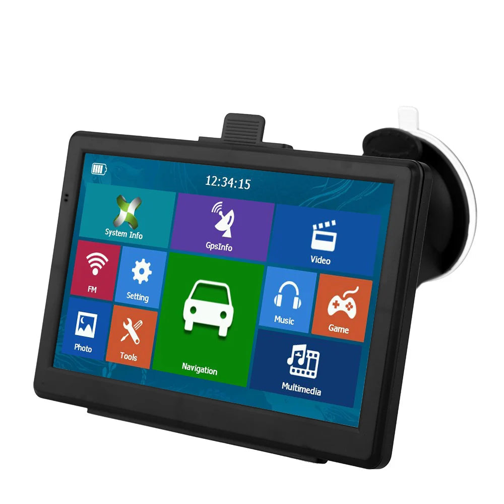 Car GPS Navigation 7 inch 8GB FM transmitter, and MP3/MP4 player,reliable CE-certified navigation solution