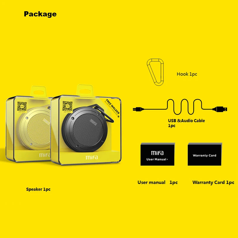 outdoor speakers MIFA F10 Outdoor Wireless Bluetooth Speaker