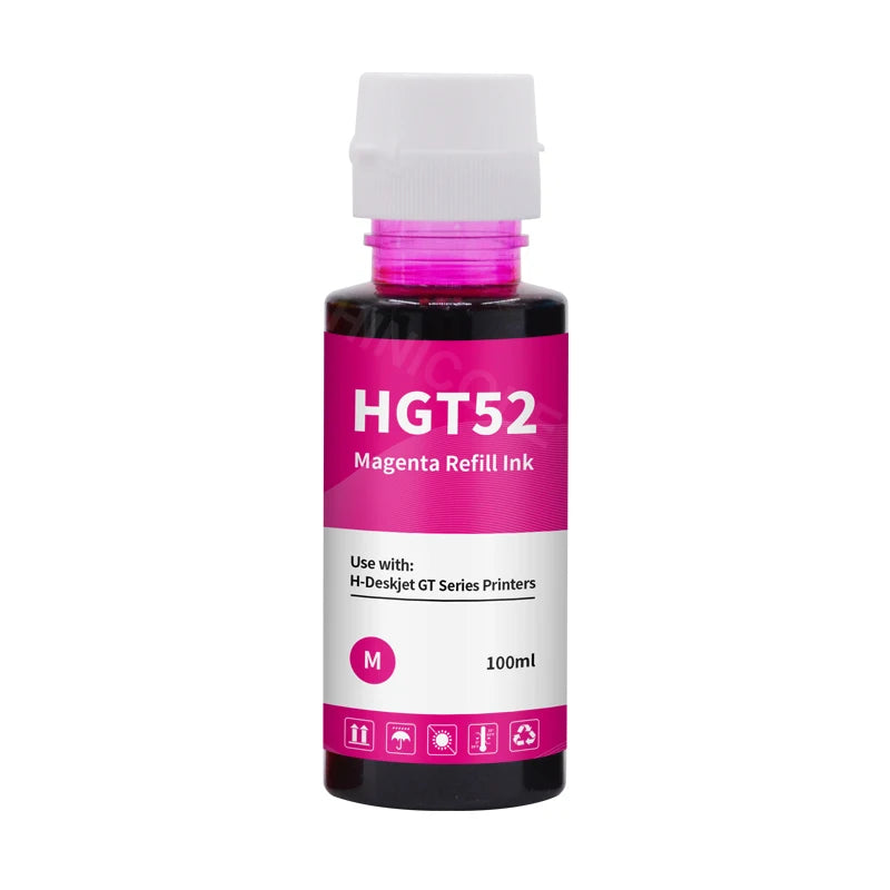 Inkjet Dye Ink Printer refill kit  four 100ml bottles black, cyan, magenta and yellow Hp Deskjet HP Tank Series