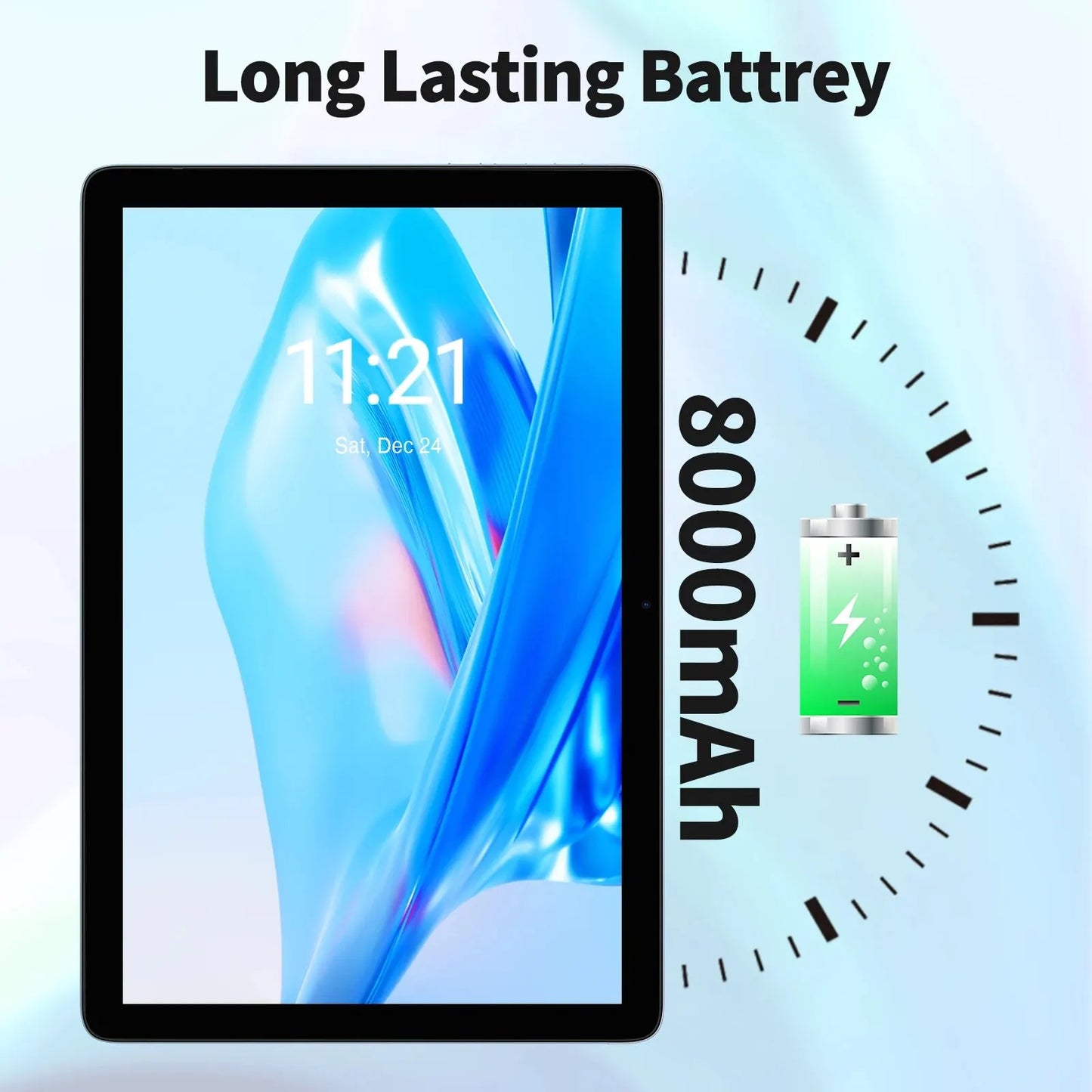 PRITOM TAB11 Powerful 10" Android 14 Tablet with 5G WiFi6 & 8000mAh