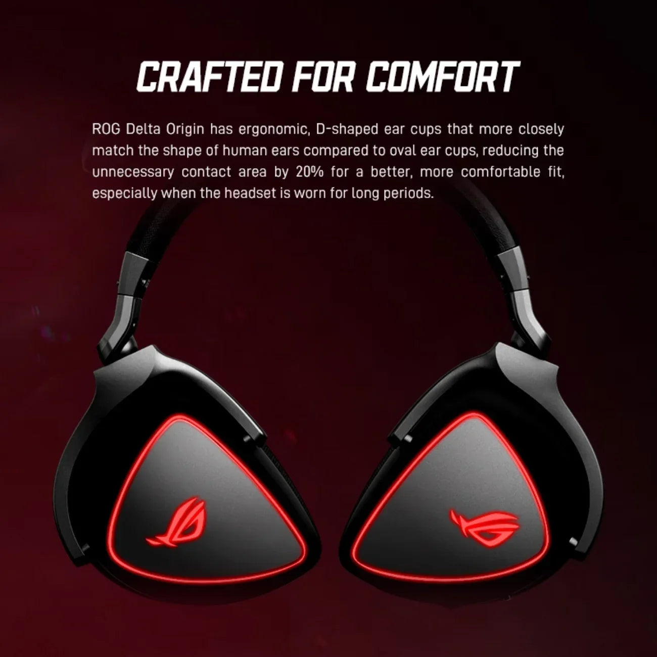 Video Gamer Headset ASUS ROG Delta RGB Elite: 7.1 Gaming Headset with Noise Reduction & Removable Light