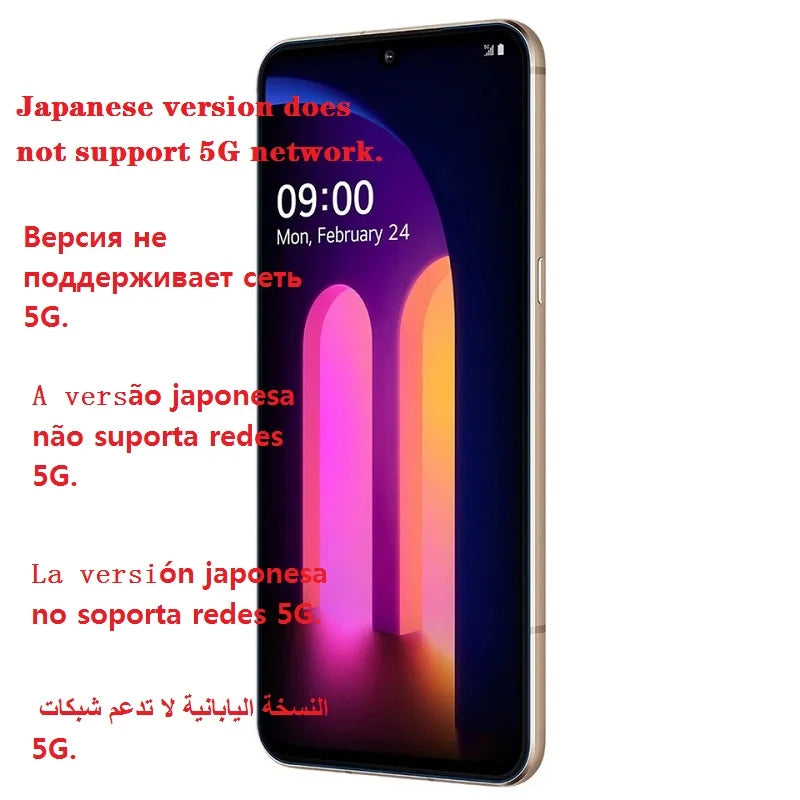 Smartphone LG V60 ThinQ Dual-Screen V600AM/ V600TM /V600VM 6.8 inch Snapdragon 865 NFC 4/5G cellphone