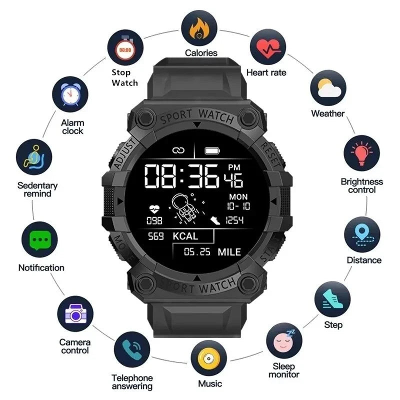 Bluetooth Waterproof Smart Watch with Pedometer Billabank Electronics