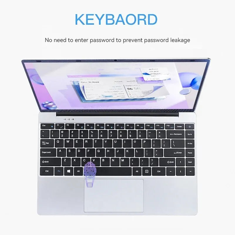 Laptop computer FIREBAT A14 Laptop Intel N5095 14.1 Inch 16GB LPDDR4 RAM 512GB Billabank Electronics Store