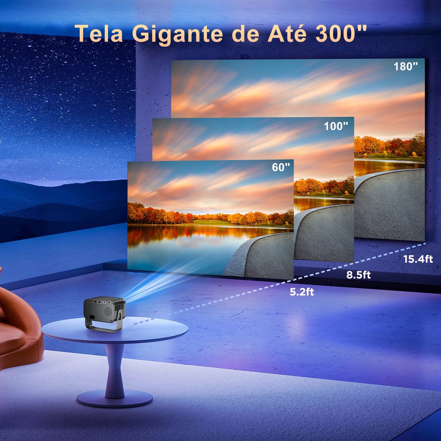 P10 Portable Android Projector home theater entertainment Billabank Electronics Store