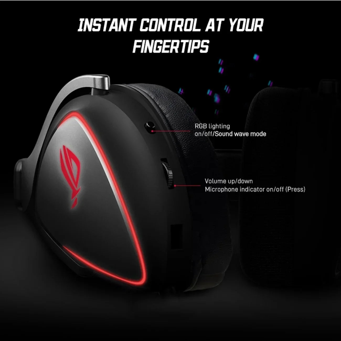 Video Gamer Headset ASUS ROG Delta RGB Elite: 7.1 Gaming Headset with Noise Reduction & Removable Light