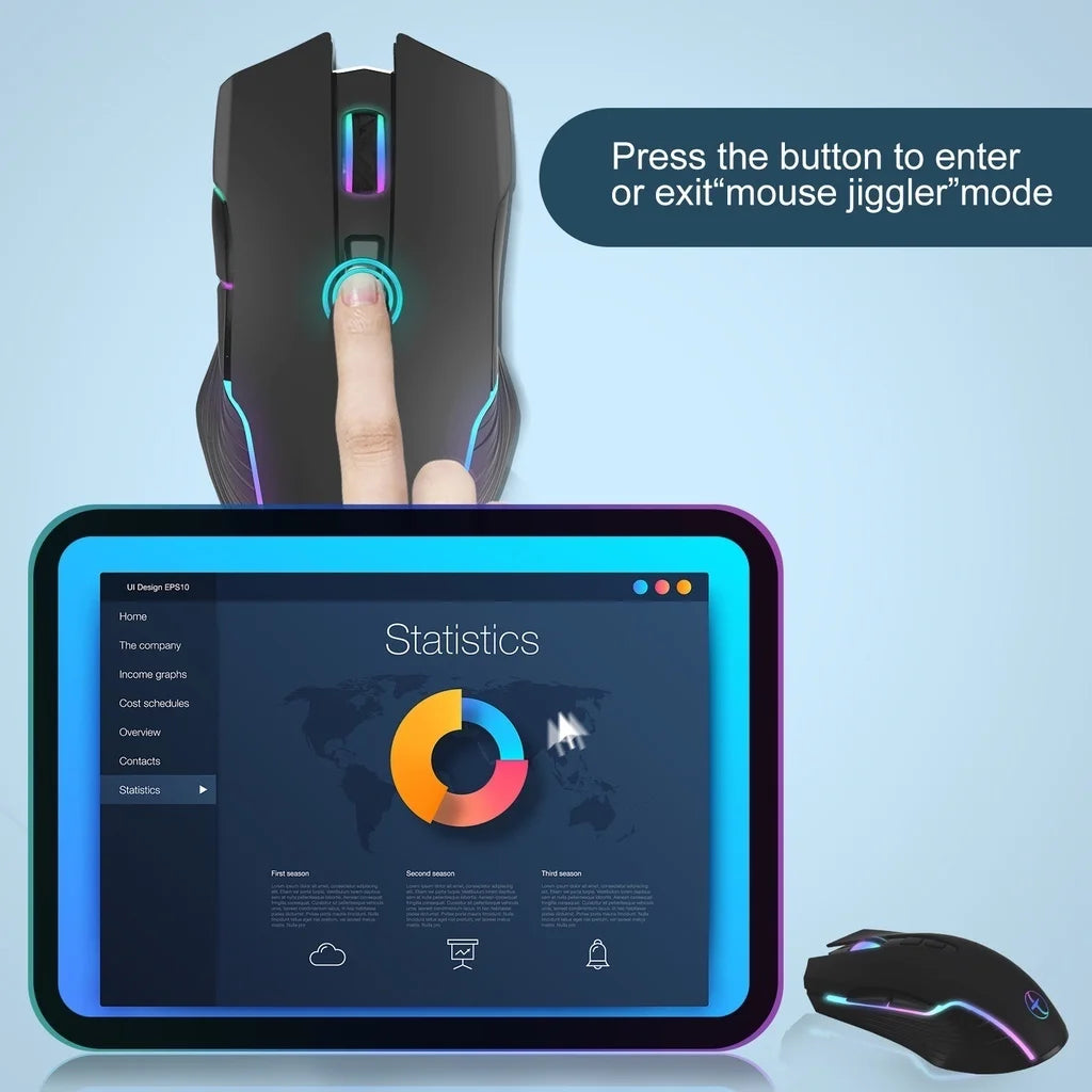Adjustable Wireless Optical Mouse Jomaa computer mouse