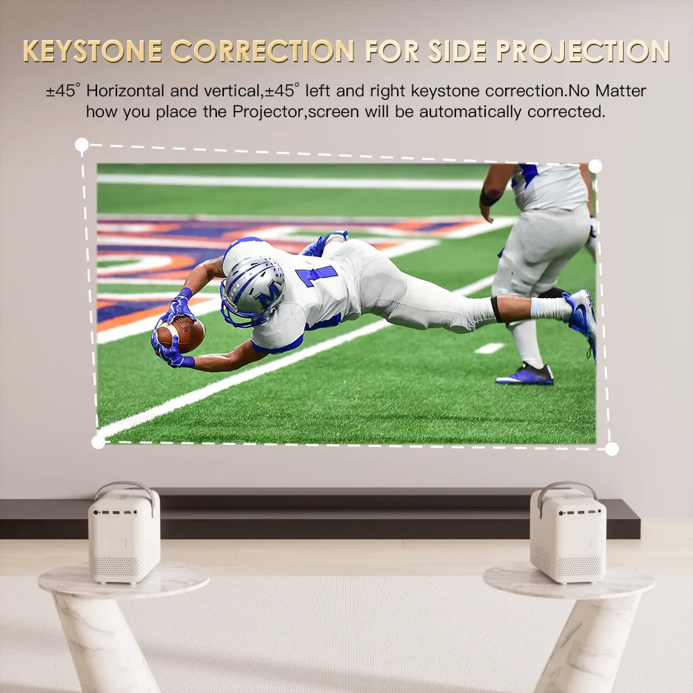 Portable Android Projector with 800 ANSI & 1080P Support Billabank Electronics Store