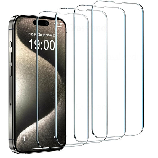 cellphone protector Tempered Glass For Apple iPhone screen protector (Multi Options Available)