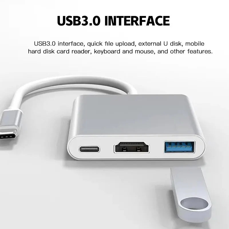 USB HUB Docking Station Type C Adapter seamless compatible with Huawei devices