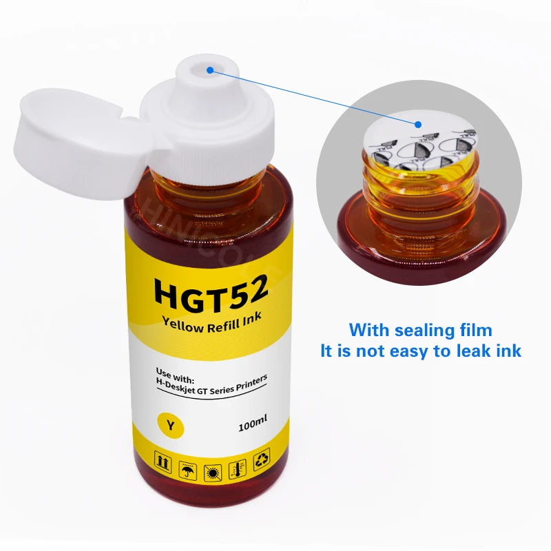 Inkjet Dye Ink Printer refill kit  four 100ml bottles black, cyan, magenta and yellow Hp Deskjet HP Tank Series