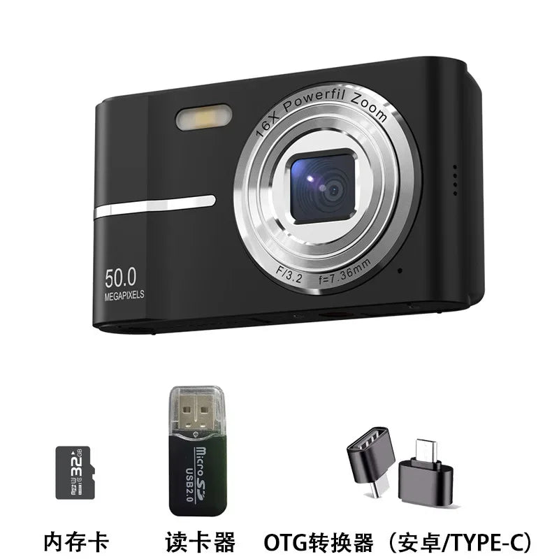 Digital cameras Billabank Electronics Store Xiaomi 4K 50MP Student Camera with 16X Zoom