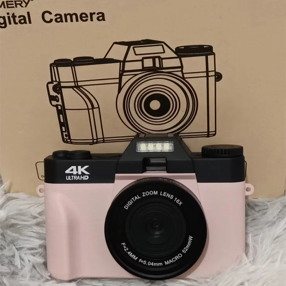 48MP 4K Vlog Cam with WiFi & 16X Zoom