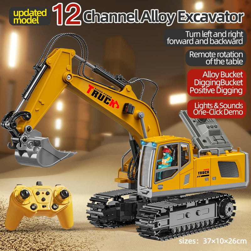 Toy & Hobby remote control RC Excavator with Music and Light