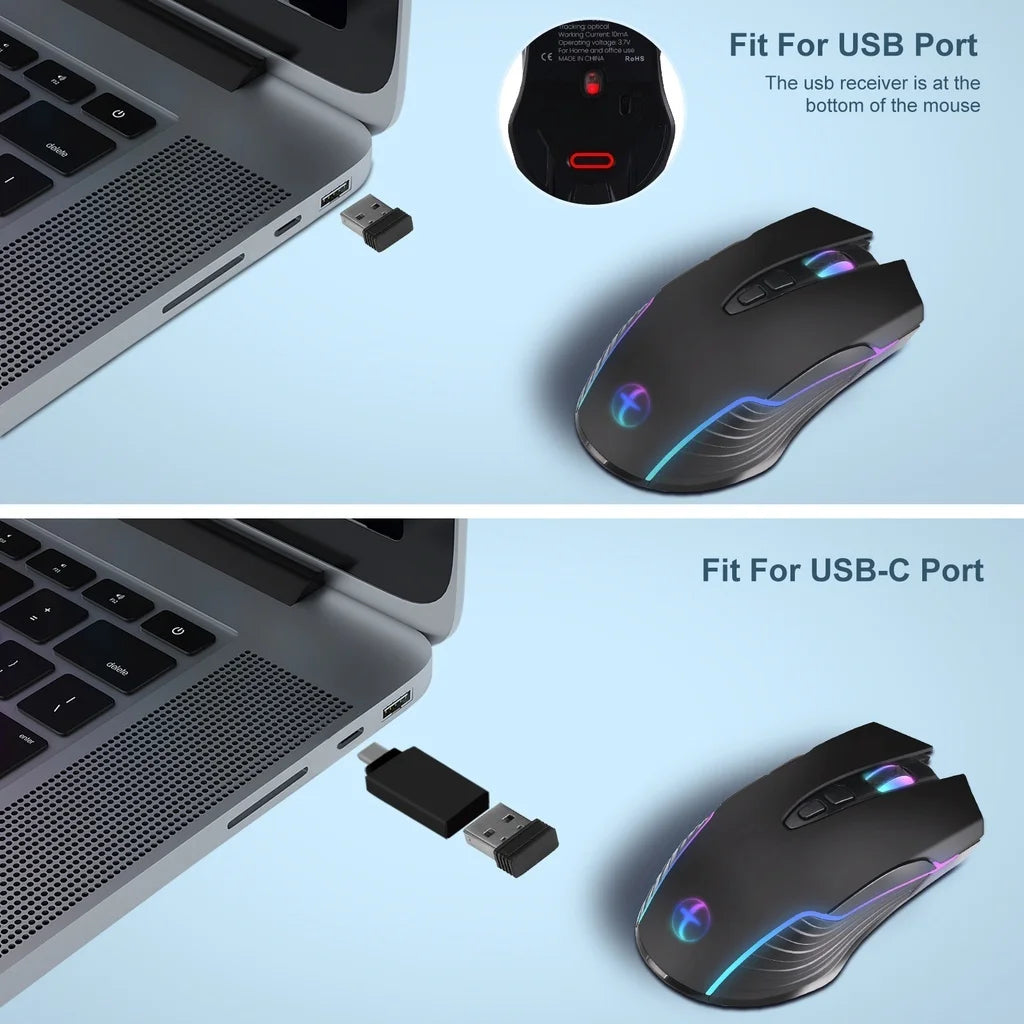 Adjustable Wireless Optical Mouse Jomaa computer mouse
