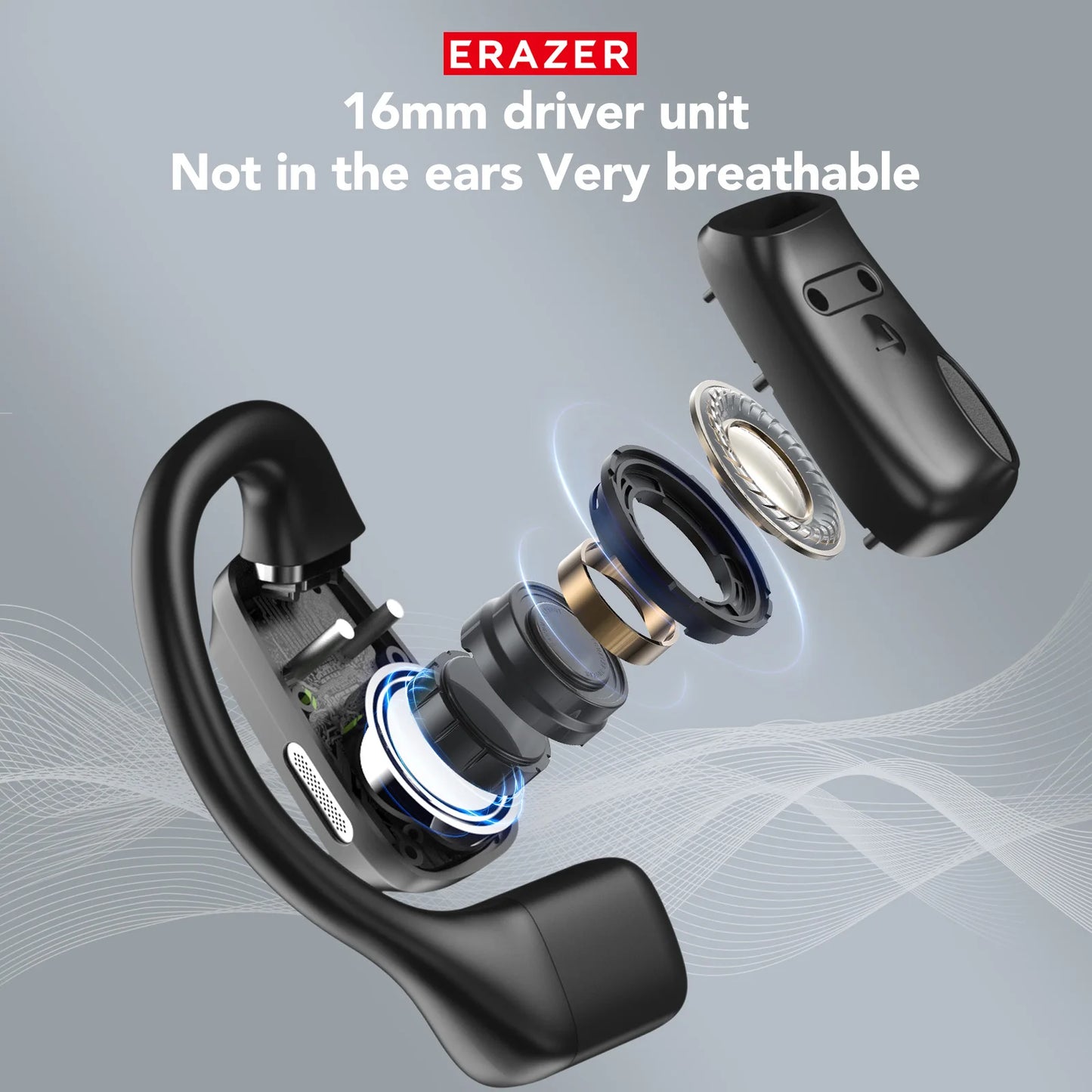 Earbuds Erazer XP6 AI Wireless Earphones bluetooth 5.4 Headphone