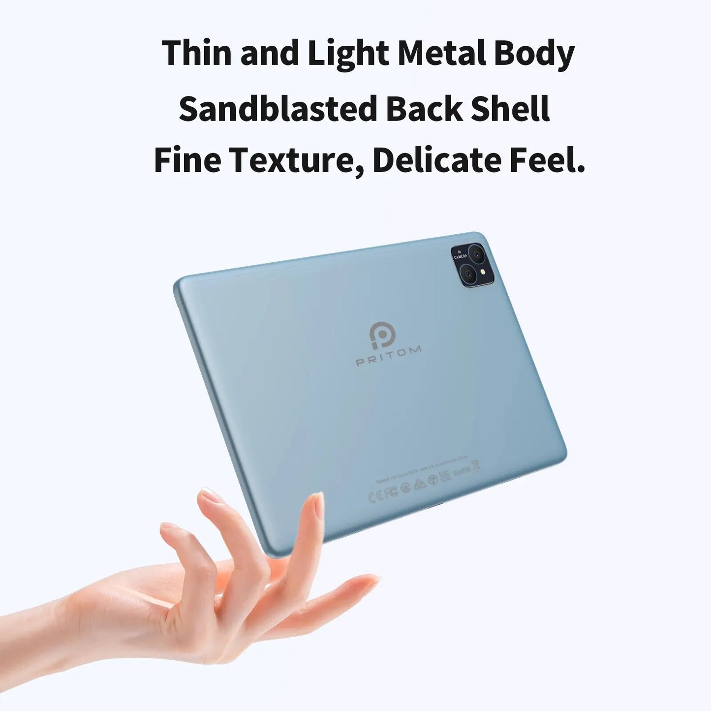 PRITOM TAB11 Powerful 10" Android 14 Tablet with 5G WiFi6 & 8000mAh