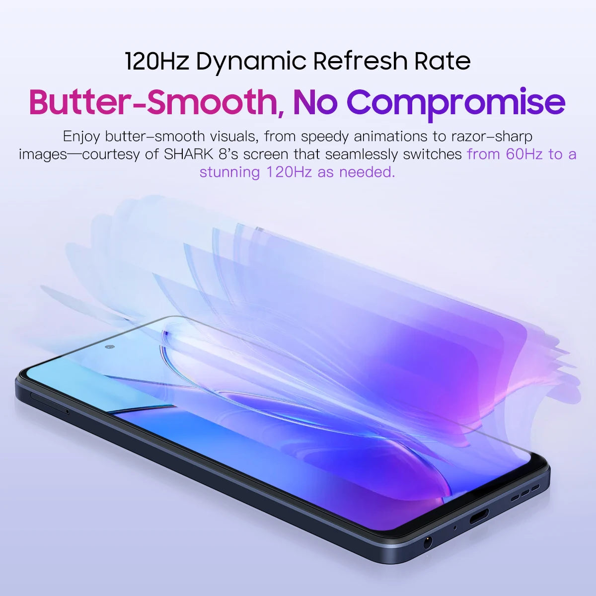 Blackview SHARK 8 Smartphone Android 13 cellphone dual sim, NFC, MTK Helio G99 processor for smooth gaming performance