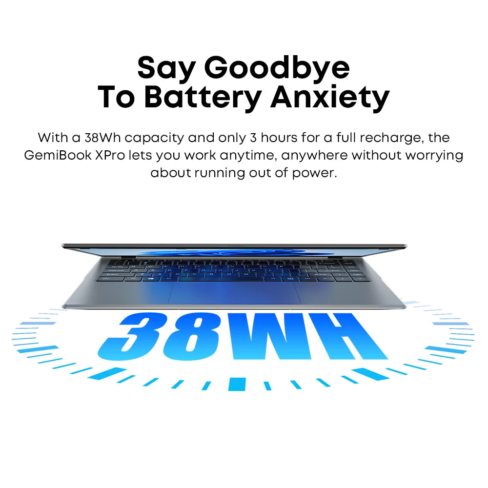 Laptop Computer CHUWI GemiBook XPro 14inch UHD Screen Laptop Intel Celeron N100/N150 processor with 4 cores