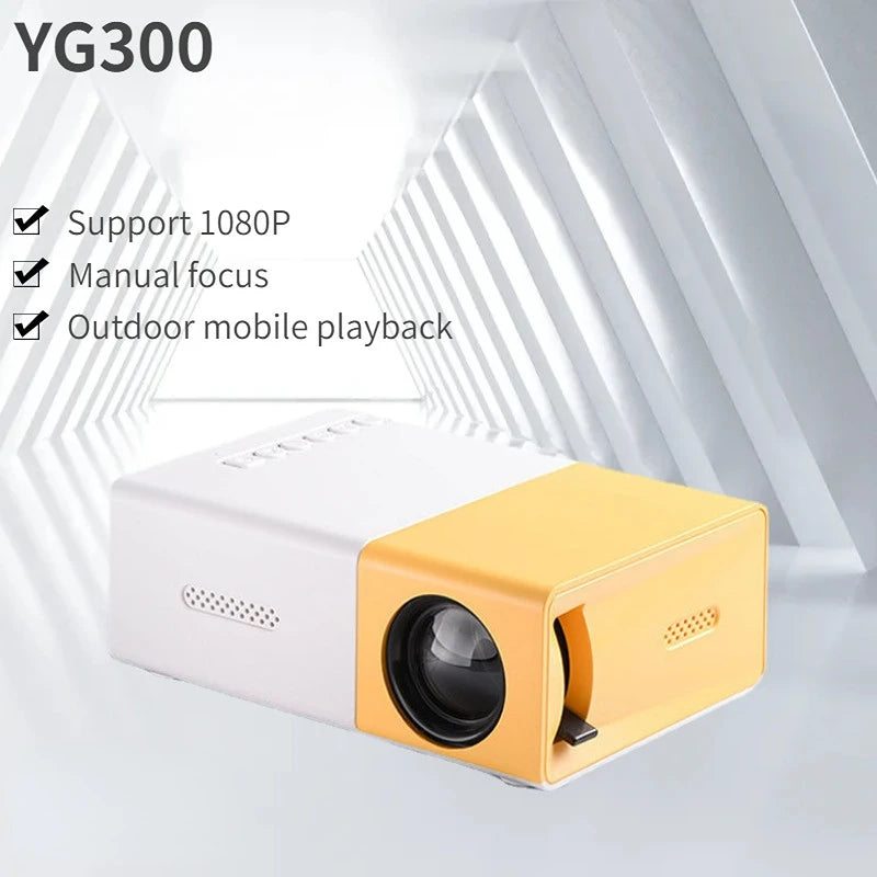 YG300 Mini Smart Projector for Outdoor & Home Theater entertainment billabank electronics store