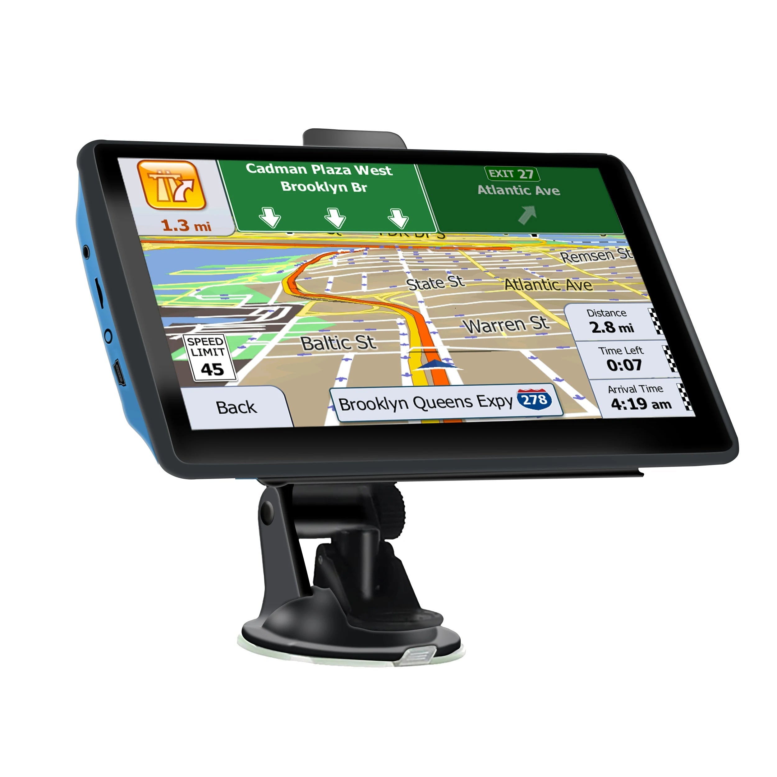 GPS Navigation device 7 Inch 8GB Windows CE includes preloaded iGO Primo or Navitel mapssupporting navigation across Europe, North and South America, Australia, the Middle East, Southeast Asia, Africa, and Russia