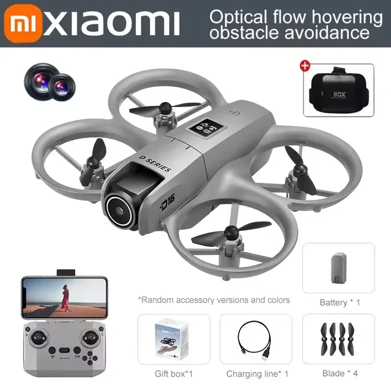 8K Xiaomi D16 Pocket Drone with Obstacle Avoidance