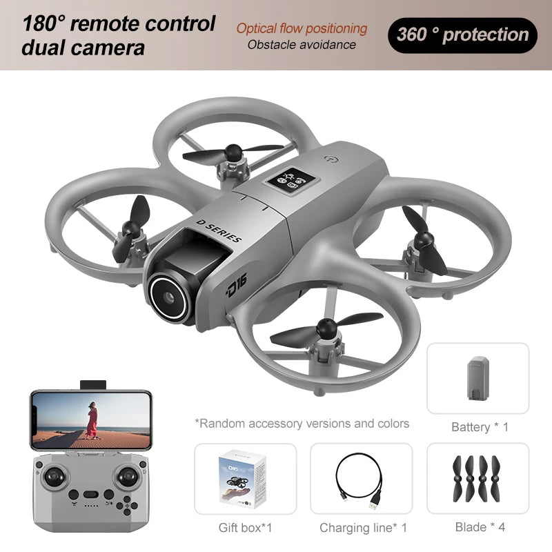 8K Xiaomi D16 Pocket Drone with Obstacle Avoidance