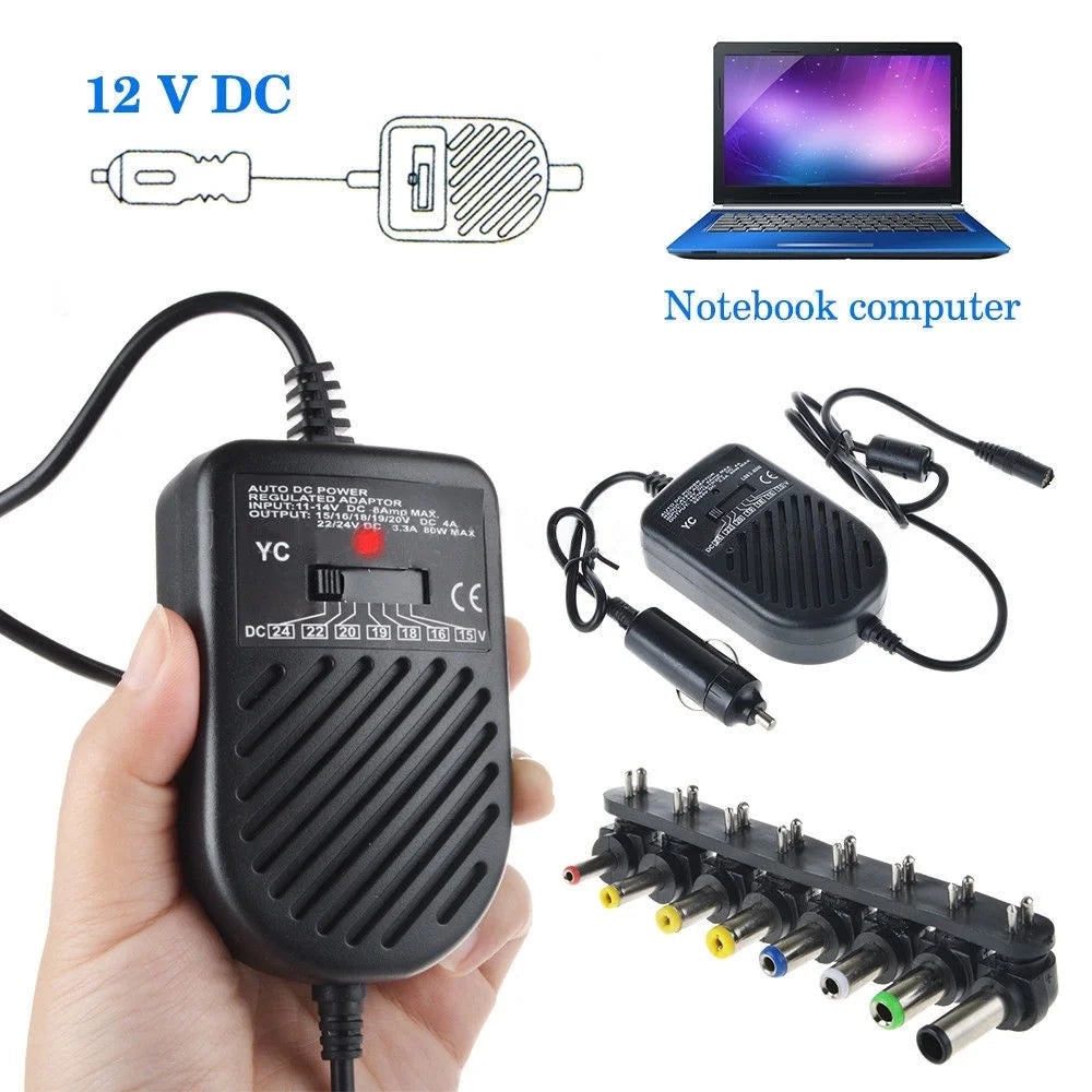 Car charger Universal 80W DC USB Port LED Auto Car Charger for Laptop