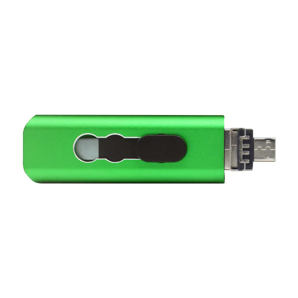 Metal USB Flash Drive 3 IN 1 USB 2.0 & Type C & Micro USB Stick OTG Pen Drive 128GB 64GB 32GB 16GB 8G Pendrive U Disk