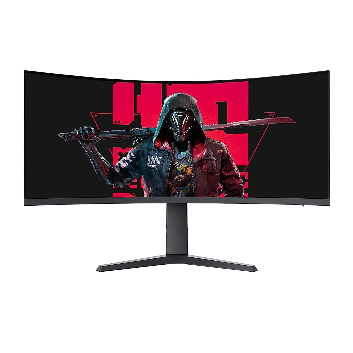 computer monitor LCD screen 34" Curved 4K Monitor – 100Hz/165Hz HDMI & Display Port inputs
