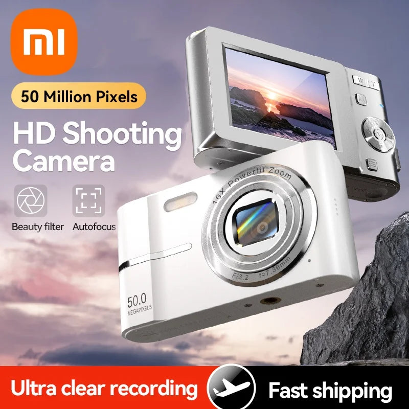 Digital cameras Billabank Electronics Store Xiaomi 4K 50MP Student Camera with 16X Zoom