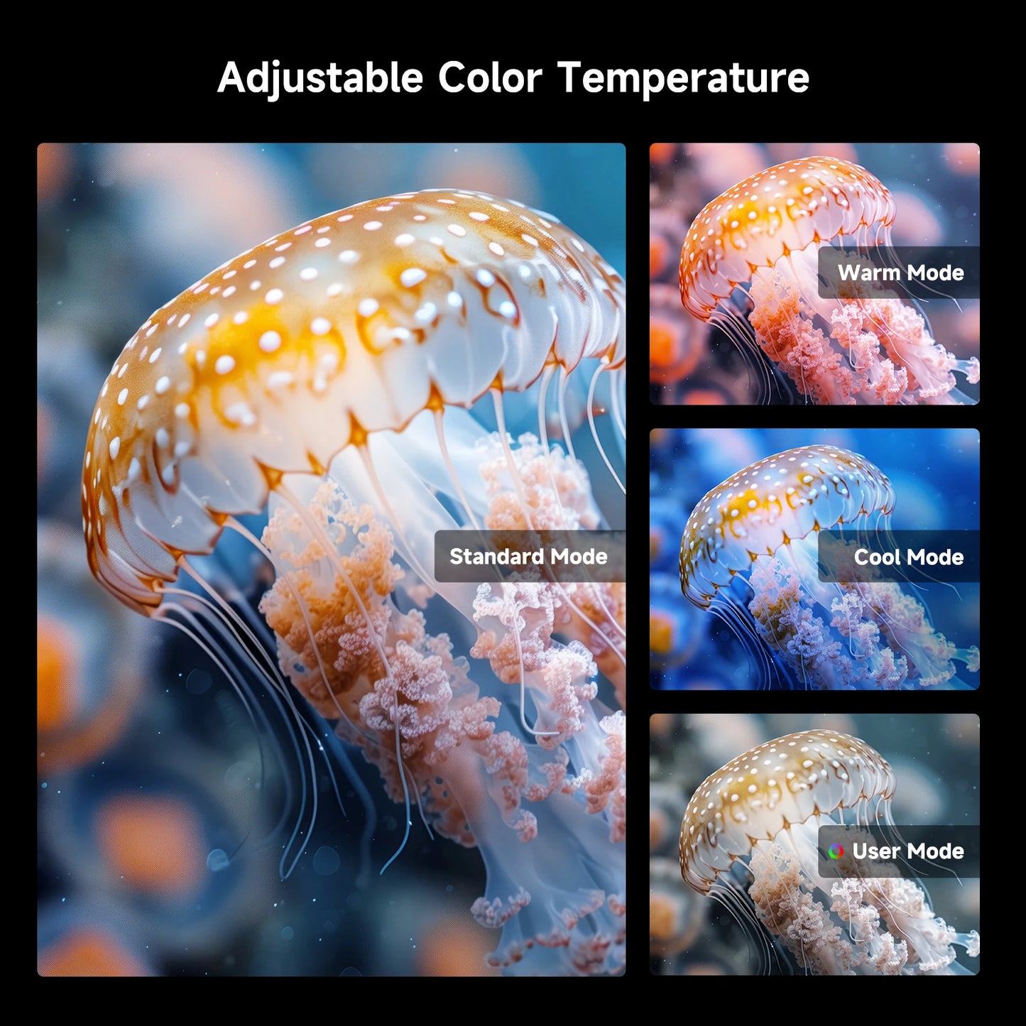 Projector Google TV 11.0 Projector 1080P 4K Home Theater Auto Focus 5G WiFi Bluetooth Portable Projector