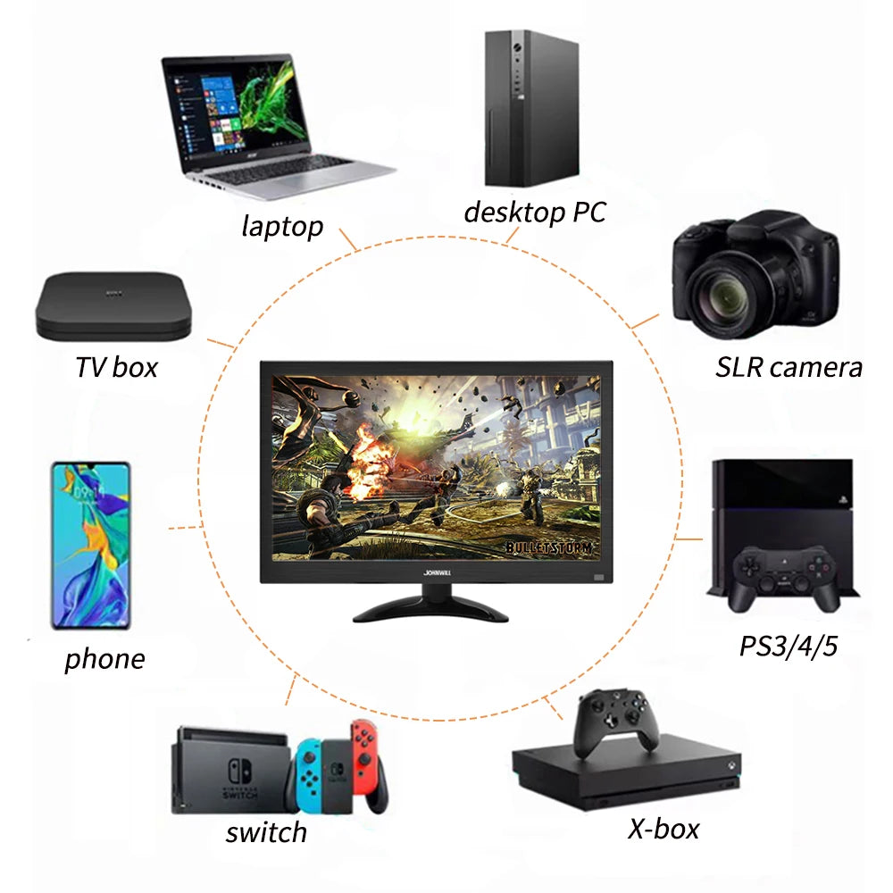 Computer Monitor 13.3" Portable TFT LCD screen, HDMI