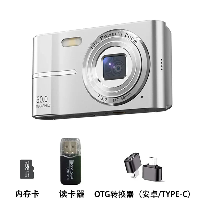 Digital cameras Billabank Electronics Store Xiaomi 4K 50MP Student Camera with 16X Zoom