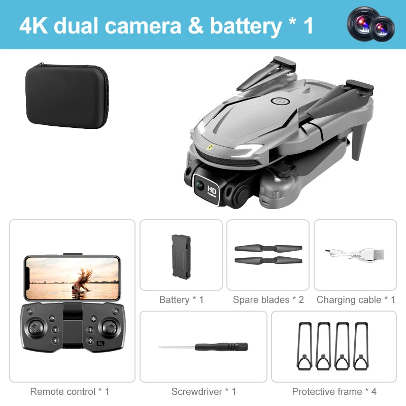 Drone With Wide Angle HD 4K 1080P Camera V88 WIFI FPV