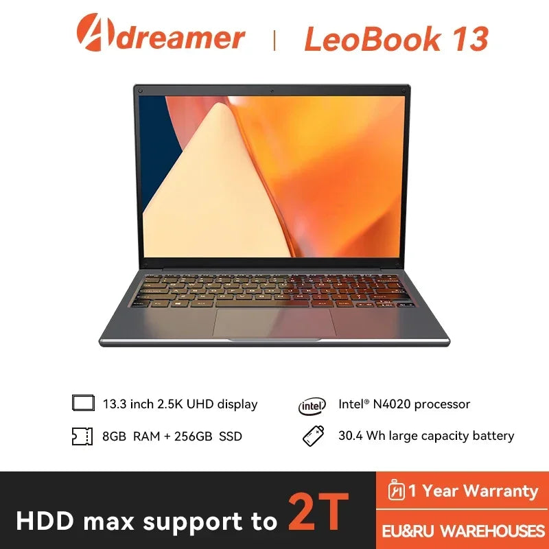 Computer Laptop Adreamer LeoBook13 Intel Laptop 1TB M.2 HDD