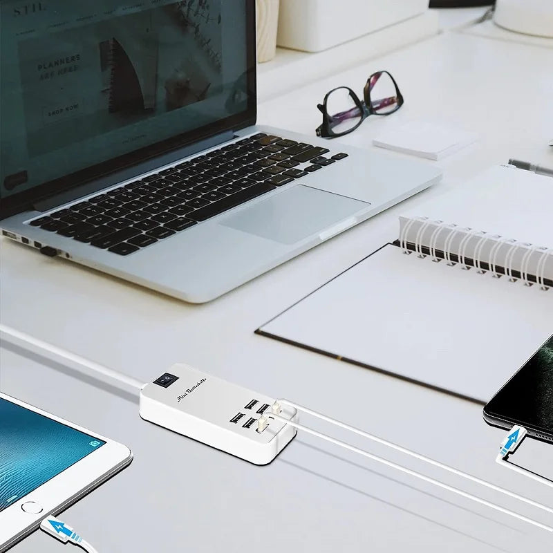 Desktop Adapter with Switcher model XZT000618 6 Port USB Hub electronics