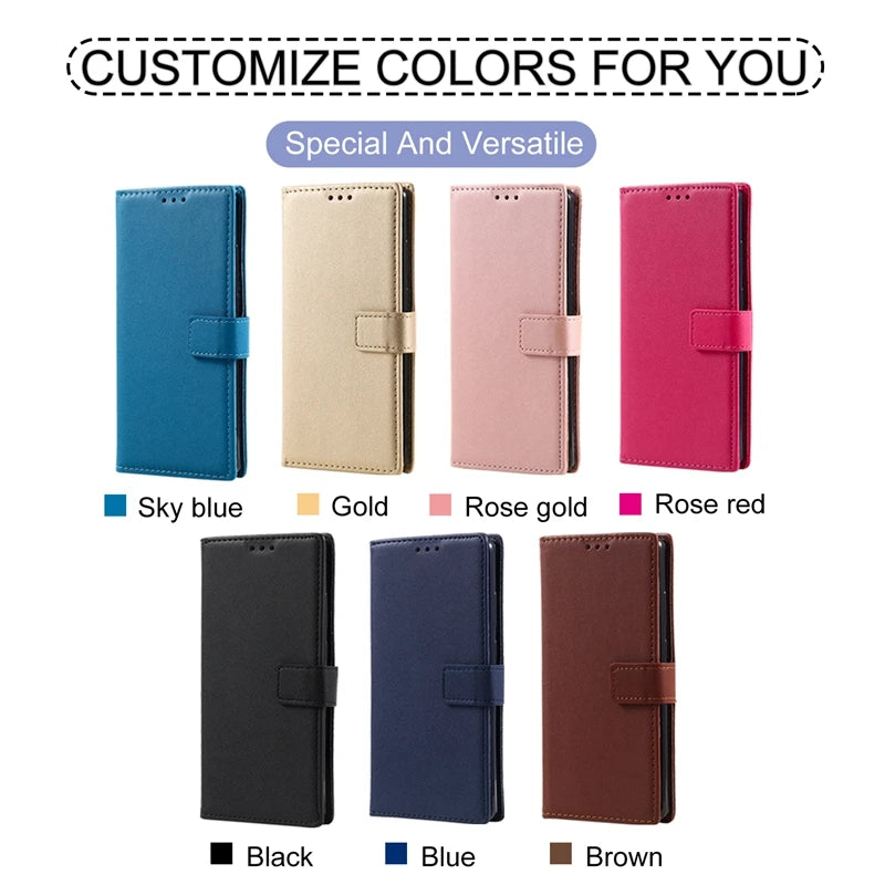 cellphone cover Solid Color PU Leather Phone Case For iPhone (Multi Options Available) billabank electronics store