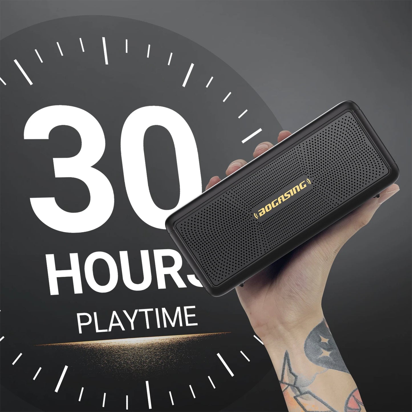 Speakers by BOGASING Bluetooth 5.3 Wireless Speakers 40 Watts portable speaker