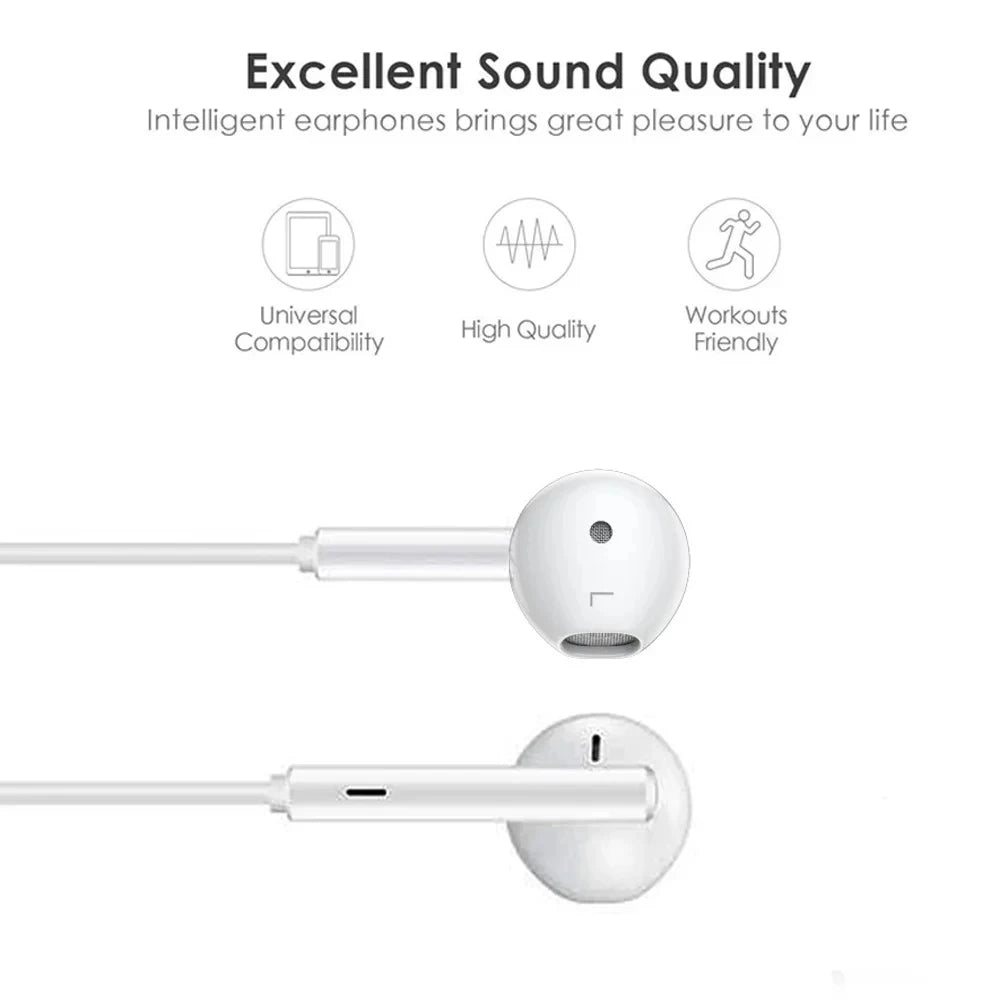 Earbuds Original Wired and Bluetooth Earphones for iPhone