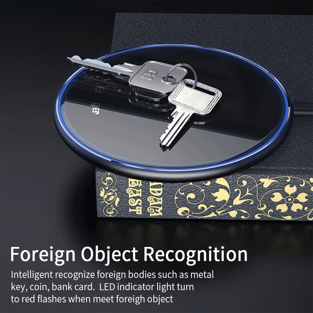 Qi Wireless Charger For iPhone and Samsung 15 Watts charging cellphone charger mobile device