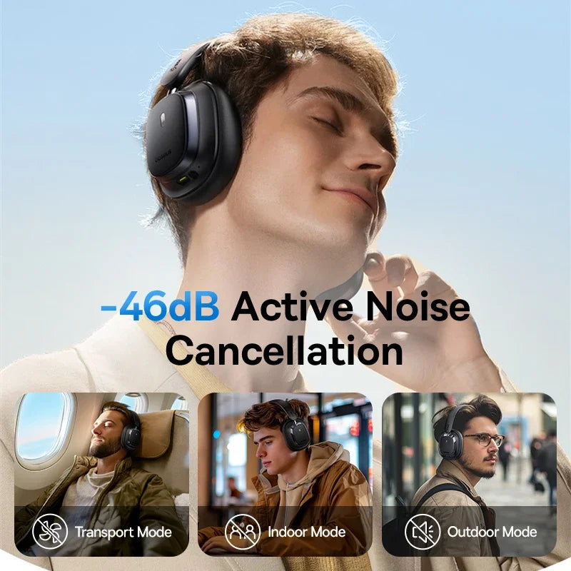 Headphones Baseus Bowie 10 Max Noise Cancelling Wireless Gaming Headphones